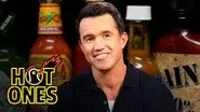 Rob McElhenney Needs to Walk It Out While Eating Spicy Wings still