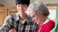 Ruri Bo-gum meets his parents still