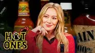 Hilary Duff Tests Her Luck While Eating Spicy Wings still