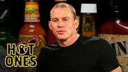 Channing Tatum Punches Back While Eating Spicy Wings still