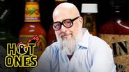 Andrew Zimmern Has a Bucket List Moment While Eating Spicy Wings still