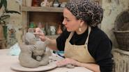 Raku Week and Animal Sculptures still