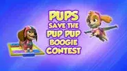 Pups Save the Pup Pup Boogie Contest still