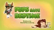 Pups Save Bedtime still