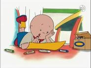 A Frog in Caillou's Throat still