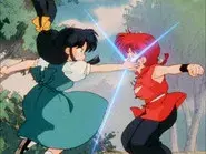 School is a Battlefield! Ranma vs. Ryoga still