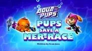 Aqua Pups: Pups Save a Mer-Race still