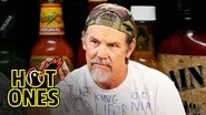 Josh Brolin Licks the Palate of Absurdity While Eating Spicy Wings still