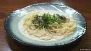 Pollack Roe Cream Pasta and Pork Cutlet Sandwich of Torigoe, Taito Ward, Tokyo still