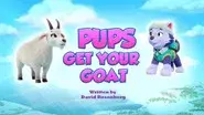 Pups Get Your Goat still