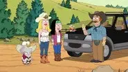 Klaus and Rogu in "Thank God for Loose Rocks": An American Dad! Adventure still
