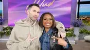 Adam Levine, Aldis Hodge still