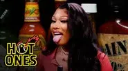 Megan Thee Stallion Turns into Hot Girl Meg While Eating Spicy Wings still