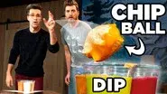 Chip Dip Pong - FOOD SPORTS still