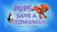 Pups Save a Stowaway still