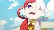 A Faint Memory! Luffy and Red-Haired’s Daughter Uta! still