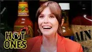 Elizabeth Olsen Feels Brave While Eating Spicy Wings still