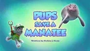 Pups Save a Manatee still