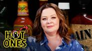 Melissa McCarthy Prepares for the Worst While Eating Spicy Wings still