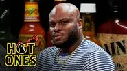 Derrick Lewis Is Not Okay While Eating Spicy Wings still