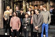 Mick Jagger with Arcade Fire, Jeff Beck, Foo Fighters still