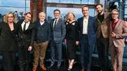 The cast of "Succession" still