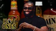 Jaylen Brown Goes Killer Whale Mode While Eating Spicy Wings still