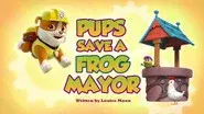 Pups Save a Frog Mayor still