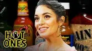 Vanessa Hudgens Does Tongue Twisters While Eating Spicy Wings still