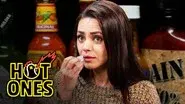 Mila Kunis Hits the Ranch While Eating Spicy Wings still