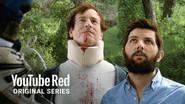 A Body and a Puddle (with Adam Scott and Terry Crews) still