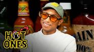 Pharrell Williams Sees the Future While Eating Spicy Wings still