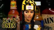 Teyana Taylor Battles One Hot Sauce After Another While Eating Spicy Wings still