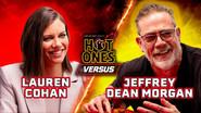 Lauren Cohan vs. Jeffrey Dean Morgan still