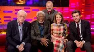Michael Caine, Morgan Freeman, Jack Whitehall, Gemma Whelan still