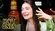 Lorde Drops the Mic While Eating Spicy Wings still