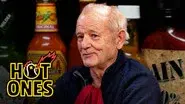 Bill Murray Doesn’t Flinch While Eating Spicy Wings still