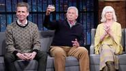 Hilary, Larry and Josh Meyers still