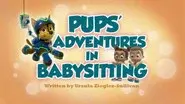 Pups' Adventures in Babysitting still