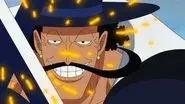 The Great Swordsman Mihawk! Luffy Comes Under the Attack of the Black Sword! still
