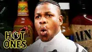 John Boyega Summons the Force While Eating Spicy Wings still