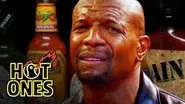 Terry Crews Hallucinates While Eating Spicy Wings still