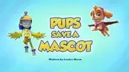 Pups Save a Mascot still