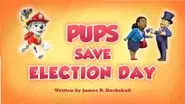 Pups Save Election Day still