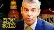 Andy Cohen Spills the Tea While Eating Spicy Wings still