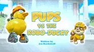 Pups vs. The Robo-Ducky still