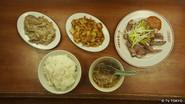 Pork Stomach Ginger Stir-fry and Patan of Hinodecho, Yokohama City, Kanagawa Prefecture still