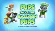 Pups Save the Balloon Pups still