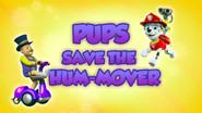 Pups Save the Hum-Mover still