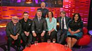 Ewan McGregor, Danny DeVito, Miranda Hart, Sam Neill, John Bishop, Amber Riley still